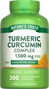 Nature's Truth Turmeric Curcumin Kompleksi | 1500 mg | 200 Capsules | Black Pepper Extract | Non-GMO & Gluten Free Supplement Supplement