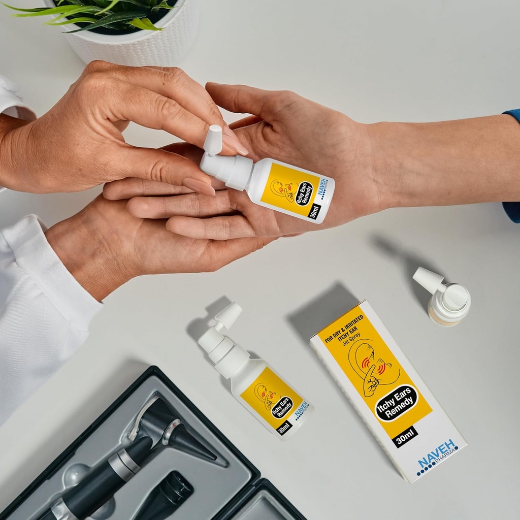 NAVEH PHARMA Ichy Ears Remedy Ear Cleaning and Itch Relief 