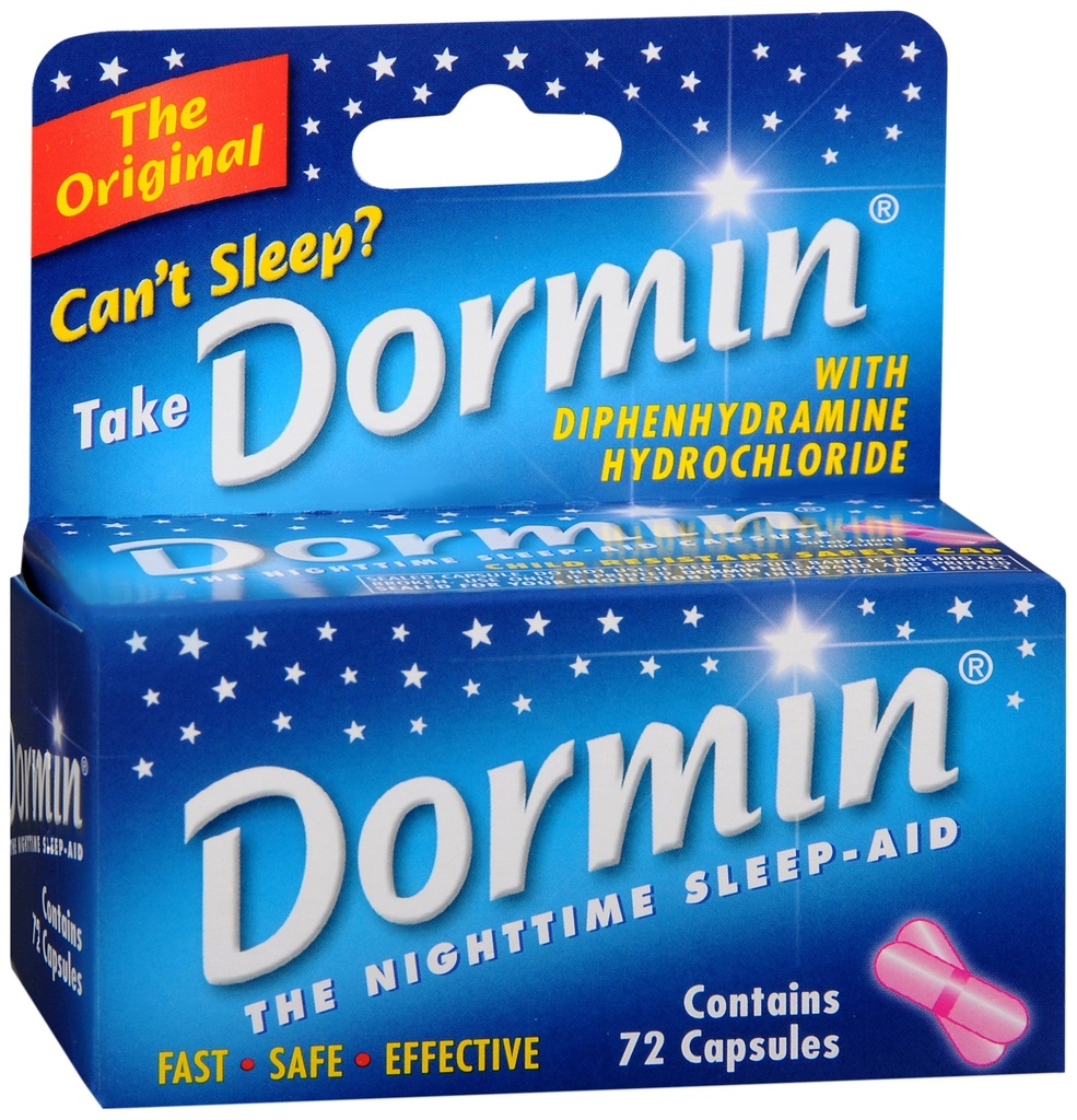 Dormin Nighttime Sleep Aid, 72 Capsules