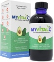 MyVitalC Organic Aokado Oil - Pure ESS60 Antioksi Supplement - Anti-Aging, Longevity, Sleep, More Energy - Performans - 120ML