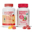 SmartyPants Kids Multivitamin Gummies and Probiotic Immunity Bundle: Omega 3 Fish Oil (EPA/DHA), Vitamin D3, C, Vitamin B12, B6, Digestive & Immune Support Supplement (30 Day Supply)