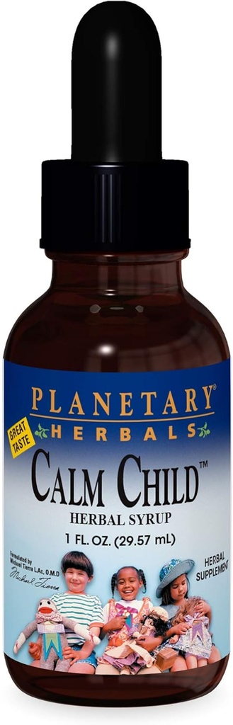 Planetary Herbals Calm Child 2.5 ml Υποστήριξη Calm Focused Προσοχή - 1 Fluid oz