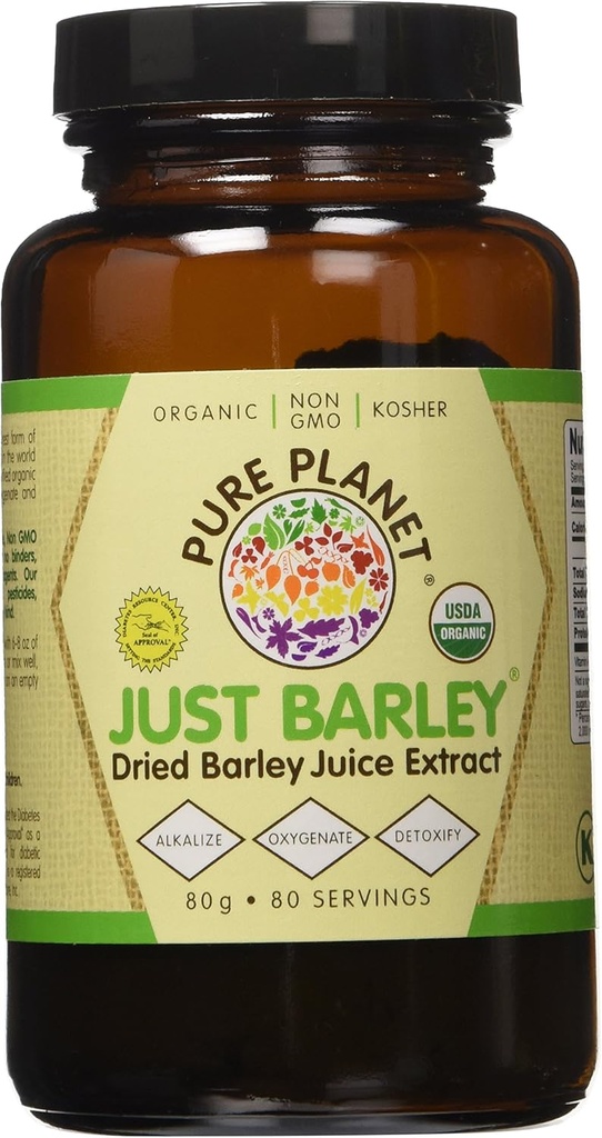 Pure Planet Just Barley Organik Toz - 80 Hizmet, 2 paket