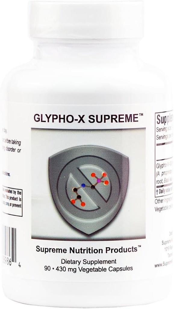 Υπέρτατη διατροφή Glypho-X Supreme, 90 Καθαρός συνδυασμός βοτάνων
