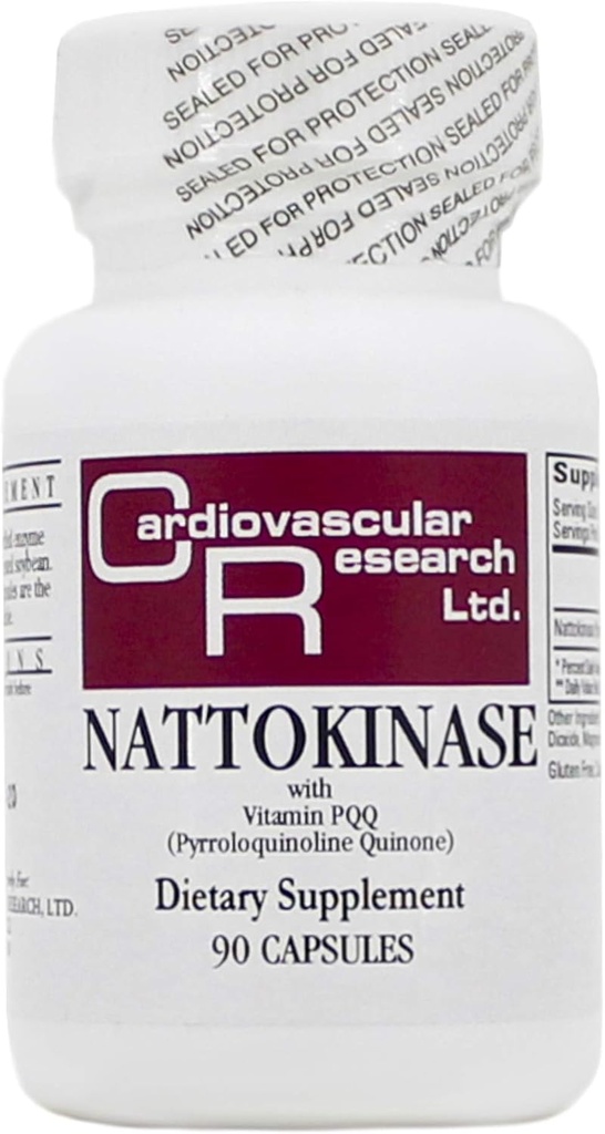 Nattokinase 50 mg/1000FU 90 Capsules - 2 Pack - Ecological Formulas /Cardiovascular Araştırma