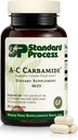 Τυποποιημένη διαδικασία Inc. A-C Carbamide - συμπλήρωμα υποστήριξης νεφρών χωρίς γλουτένη με βιταμίνη Α, βιταμίνη C, και αλεύρι Arrowot - 90 κάψουλες