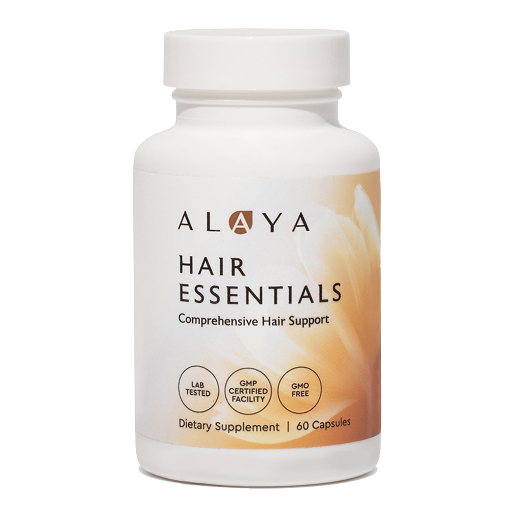 Alaya Saç Temelleri - Biotin, Keratin, Folic Asit, B12, B6 - Lab Tested - Gluten Free - 30 Day Supply