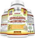 FRESH SACARE Ashwagandha Capsules KSM-66 1200 mg Yüksek Aborpsiyon için Siyah Pepper ile Saf Kökleri - Potent Ashwagandha Supplement - 60 Vegan Capsules