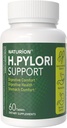H. Pylori Destek - G-FOS Blend, Whey proteini, Licorice, Mastic Gum, Vitamin U ve Vitamin B2 - Stomach Comfort & Gut Balance - 60 Tablet, 30 Day Supply