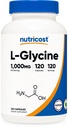 Nutricost L-Glycine 1000 mg, 120 Capsules, Vegetarian, Non-GMO ve Gluten Free