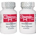 Καρδιαγγειακή Έρευνα 120 Softgels 125 mg Βιταμίνη Ε Ανατό Τοκοτριενόλες Καθαρή DeltaGOLD, 90% Δέλτα και 10% Γάμμα, 2 Φιάλες 60 Μαλακά Γέλη Καθένα (ANNATOC)