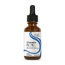 Sağlık Vitamini D3 + K2 Drops - Sıvı Vitamin D & K Destekleri Immune System Function & Bone Health - Aidselli Abxia - Aids Health Blood Flow & Circulation - 1 Fl oz (30 ML)