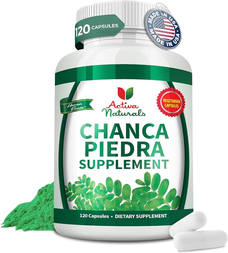 Phyllanthus Niruri Extract 500mg, 120 Veg Capsules – Kidney & Gallbladder Cleanse, Revitalize Urinary Tract, Flush Impurities, Chanca Piedra para Los Riñones