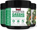 FORCE FACTOR Smarter Greens Superfoods Toz, 3-Pack, Supports Digestion and Bloating, Immunity, and Energy, Greens Toz with Probiyotiks, Digestive Enzymes, Antioksis, and Fiber, 90 Servisler