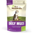 Pet Naturals Daily Multi Multivitamin Soft Chews for Cats, Vet Formulated with Biotin, Taurine, Calcium, and Arginine, Gentle Formula, Fish, 30 Count