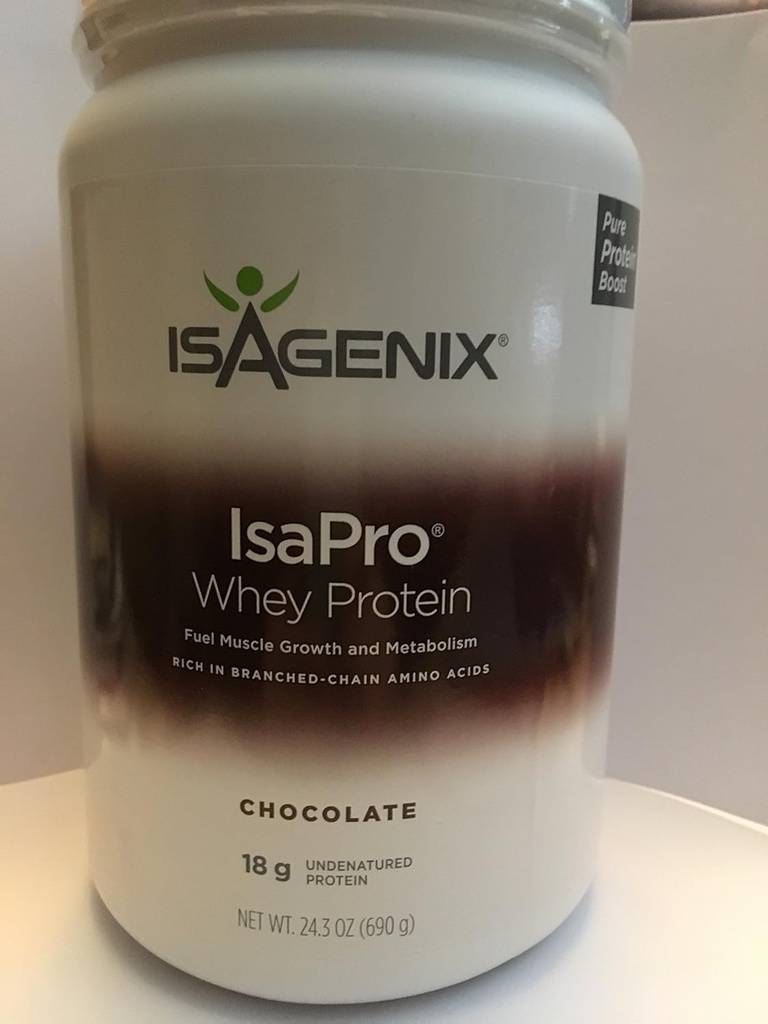 Isagenix Isapro Whey Protein Chocolate Canister (24.3oz) 30 Μερίδες