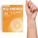 Veru Wellness B12 Energy Patch - Ενέργεια, Εστίαση - B12, C, B6, Σίδερο, Guarana και Garcinia Cambogia - Εξωτερικά Χρήση μόνο - 32 Μέτρα