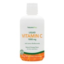 DoğalarPlus Sıvı Vitamin C - 1000 mg, 30 fl oz - Lemon Bioflavonoyaklar ile - Vejetaryen, Gluten Free - 30 Hizmet