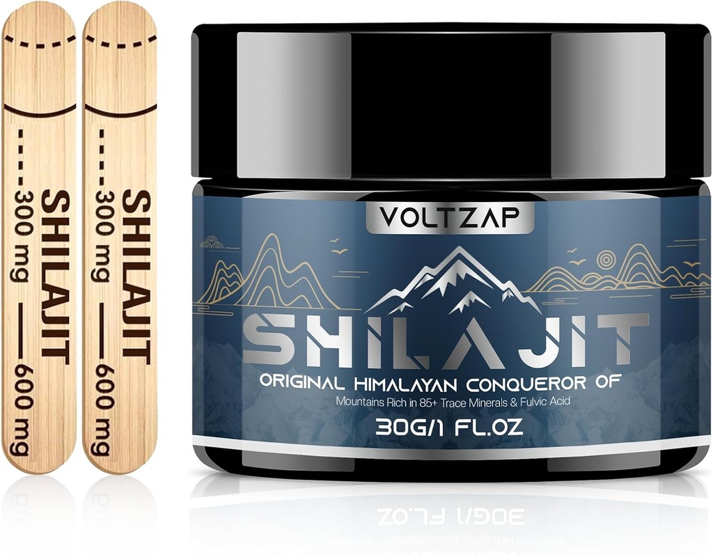 Shilajit Pure Himalaya Organik Temizlik: 85+ Destek Metabolism Immune System