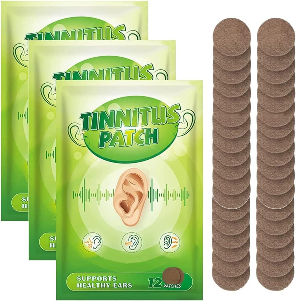 36rew Tinnitus Ear Patch, Natural Formula Ear Patches, Ear Care