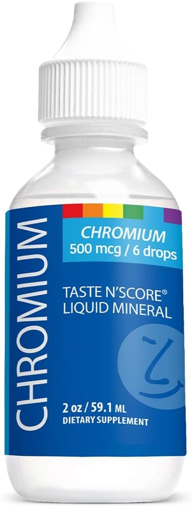 Chromium Sıvı Ionic Mineral Supplement;% 100 Saf; 500 mcg; 118 Hizmet