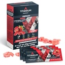 TITANIUM Energy Chews for Run, Bisiklet - Plant-Based Natural Endurance Energy Gummies to Re Yakıt - Enerji Supplements - Preworkout Snack Bloklar - Enerjiden Daha Hızlı - No Caffeine - 8 Count