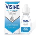 Visine Kuru Eye Relief All Day Comfort Lubricant Eye Drops For Up to 10 Hours of Comfort, Kuru Eye Drops with Poli Glycol, 0,5 fl. oz oz