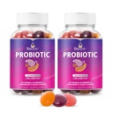 Canlı Probiyotik Gummies - Digestive Health, Men, Women & Kids Probiyotik Supplements for Immune Support, Sugar Free & Vegan - Blueberry, Strawberry & Orange | 2Packs