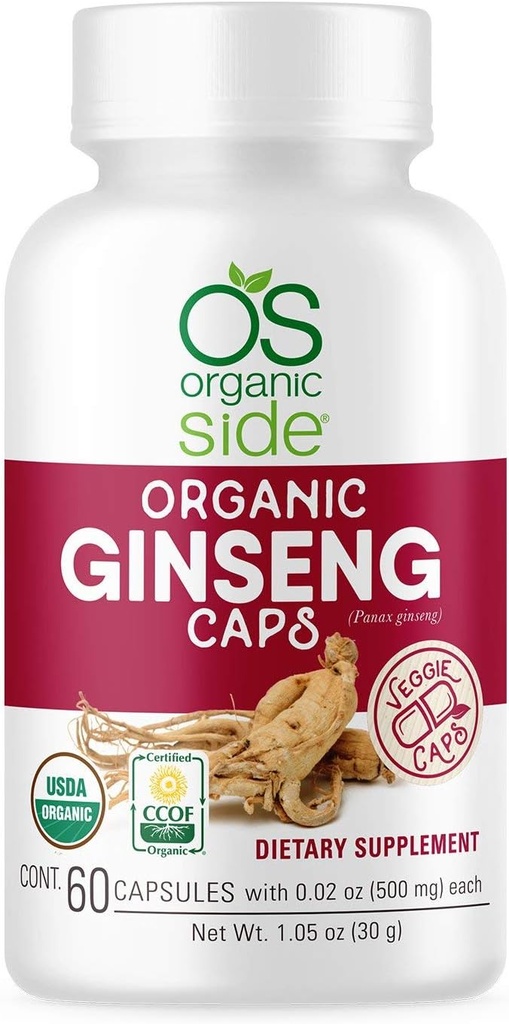 | BTC 60 Capsules | Stres Yardımı için Adaptojen, Enerji Boost, Immune Support | sertifikalı USDA Organik, Non-GMO, Vegan Supplement for Natural Wellness Wellness