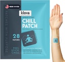 Klova Chill Patchs with Klinikly Proven Sensöril Ashwagandha, Rhodiola Rosea, Passion Flower, Ginger Root Extract, L-Theanine, GABA ve Diğer Doğal Malzemeler Destress, Unwind ve Relax