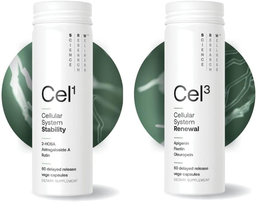 SRW Cel1 Σταθερότητα & Cel3 Συμπληρώματα Ανανέωσης (1 Μήνας Προμήθεια) - Πακέτο Πακέτων - 60 Καψουλών