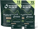 Go Whey proteini, 25g proteini + 5g Tinatine – Single-Serve Travel Protein Toz – Chocolate (30-Pack)