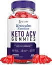 Sadece laboratuvarları Ketocalm Beslenme Keto ACV Apple Cider Vinegar, Pomegranate Beet Juice B12 Vegan Non GMO 60 Gummies