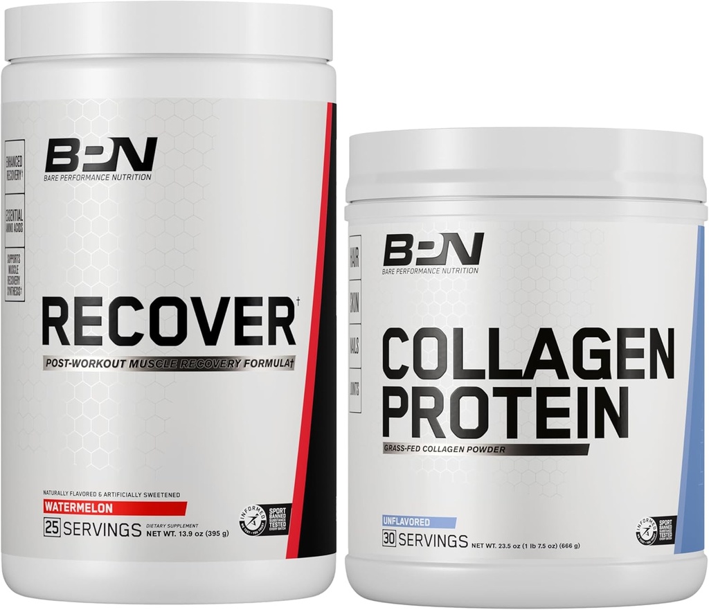 BARE PERFORMANCE NUTRITION BPN Recover & Collagen Protein