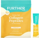 Gıda Vanilla Collagen, Toz Çelik Paketleri, Grass-Fed Pasture-Raized Hydrolyzed Type 1 & 3 Protein, Gut Health + Joint, Hair, Skin, Nails, Paleo Keto Şeker-Free 8.89 ozz
