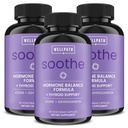 Soothe Hormon Balance for Women + Yourroid Support for Women (3-Pack) | Cortisol Manager, Mood Support, & Metabolism ATM | Adrenal Support | Rhodiola, Selenium, Iodine | Adaptogens, 180 ct