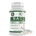 Genx Formulas NAC 500 mg (100 Capsules) N-Acetyl Cysteine, Supports Liver Health - Non-GMO, Gluten Free, Vegan (3 Ay Supply)