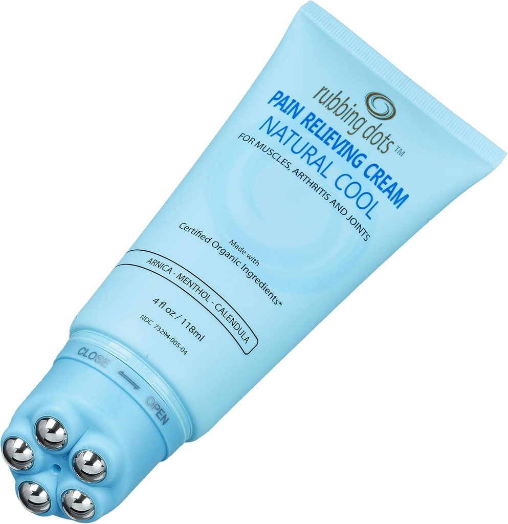 Κρέμα ανακούφισης μυϊκού πόνου - RUBBING DOTS 4oz Topical Lotion for Back, Neck, Shoulder, Joint, Knee, Foot, Leg & Arthritis Aches 
