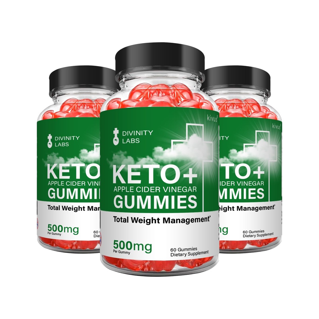 Divinity Labs Keto - Divinity Labs Keto Apple Cider Vinegar Gummies (3 Pack, 180 Count)