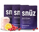 snüz Natural Sleep Support Supplement with Magnesium Glycinate, Myo-Inositol, Apigenin & Glycine, Melatonin Free, Sleep Aid for Adults, Non GMO, Gluten Free, Vegan, Raspberry Lemon Flavor, 90 Svgs