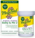 MegaFood Baby & Me 2 Προγεννητικό προβιοτικό, χορτοφαγική εγκυμοσύνη Πρεβιοτικά και προβιοτικά για τις γυναίκες, Digestive Health & Immune Support with Vitamin B6 for Morning Sickness Relief, 30 κάψουλες