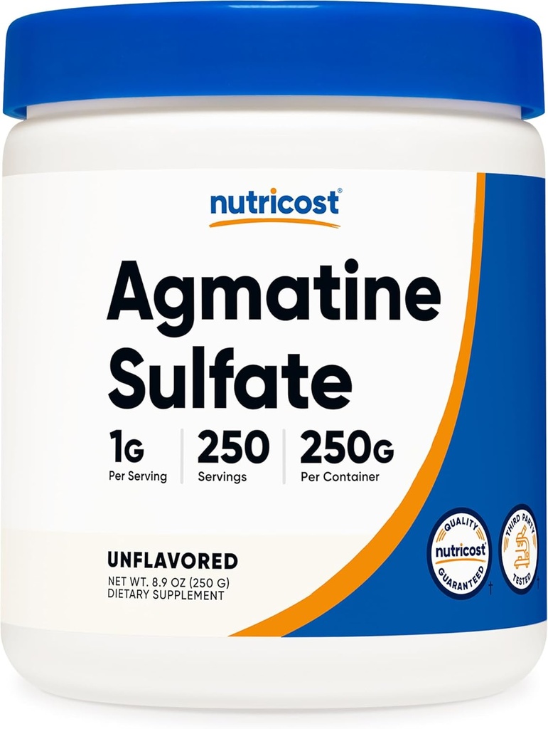 Nutricost Pure Agmatine Sulfate Toz - 250 Grams