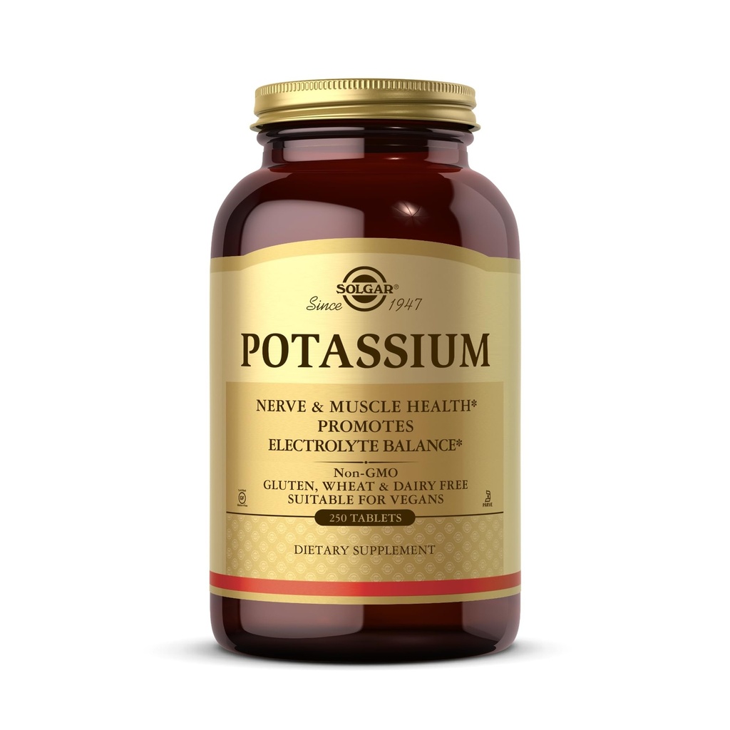Solgar Pyum - 250 Tablet - Nerve & Muscle Health, Elektrolyte Dengeyi Teşvik - Vegan, Gluten & Dairy Free, Kosher - 250 Hizmet