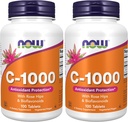 ŞİMDİ Tamamlar, Rose HIPS & Bioflavonoids ile C-1,000, Antioksit Koruma *, 100 Tablet (Pack of 2)