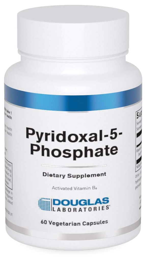 Douglas Laboratories Pyridoxal-5-Phosphate (50 mg.) | Vitamin B6 Nörolojik Sağlık ve Cardiovascular Sistemi | 60 Capsules