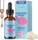 Çocuklar için JoySpring Lions Mane | Konuşma Gecikleri | Lions Mane Mushroom, Gotu Kola & Ashwagandha for Talk Therapy & Cognitive Support – Easy-Take Liquid | LingoLeap Herbal