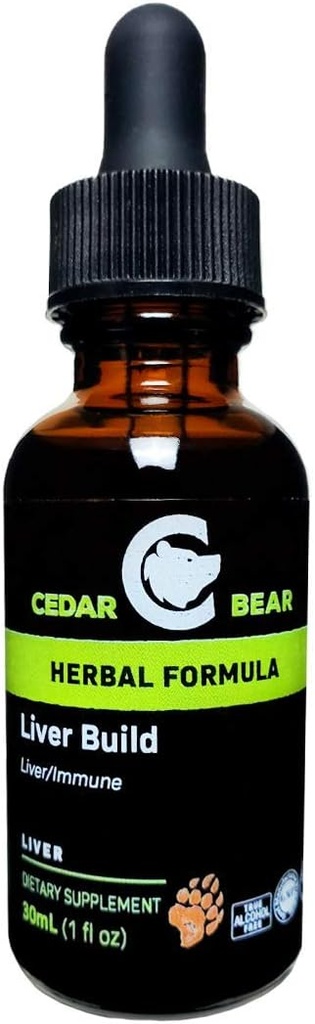 Cedar Bear Liver Canlı ve Gallbladder Fonksiyonl 1 Fl Oz