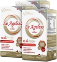 LABO Beslenme Le Ageless – Placenta Hücre Japonya'dan Tedavi – Collagen Peptide ve Brewer'in Yeast to Supports Immune Health, Skin Rejenerasyonu, Anti-Aging – 60 CapsulesX3