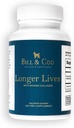 BILL & COO Longer Bovine Collagen Peptides & Beetroot Toz for Köpekler - Digestive, Heart and Liver Support - Dog Commons Supplement Formula - 90g