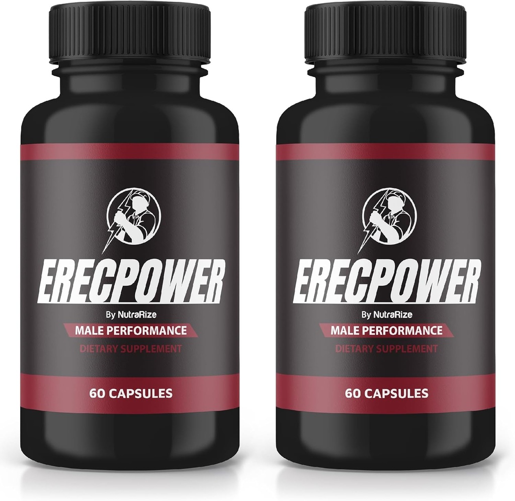 (2 Pack) Erecpower Capsules, Erecpower Pills for Men, Erecpower Male Performance Supplement, Advanced Formulation to Support Men's Active Lifestyle, Erec Power Pastillas Yorumlar (120 Capsules)